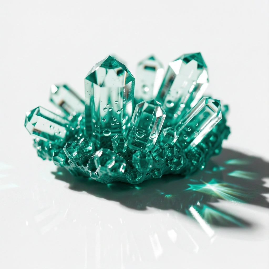 Macro botanical energy visualization