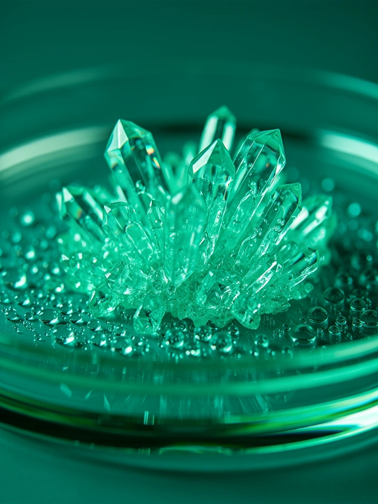 Magnesium mineral crystals